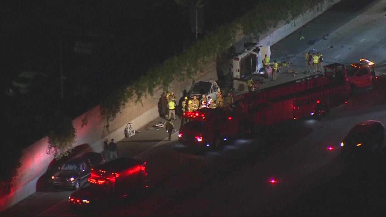 Two killed in two vehicle crash on 10 Freeway