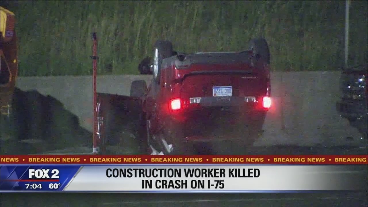 Construction worker killed in accident on I-75