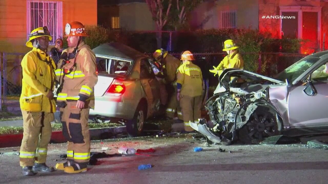 Young woman killed, man in critical condition after being hit by South LA street racer