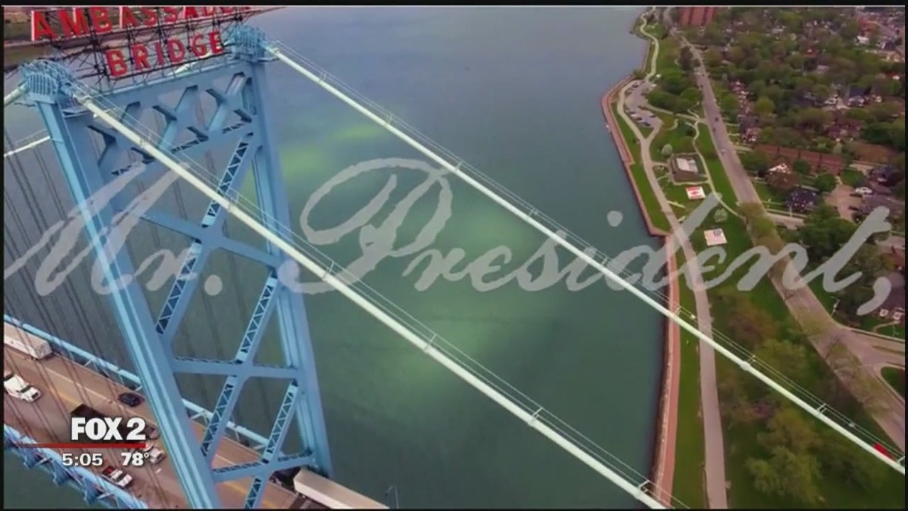 Anti-Gordie Howe bridge to Canada ad released to catch Trump's eye