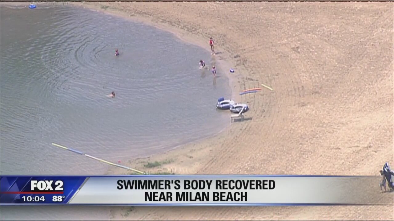 Body of Detroit man recovered near Milan beach