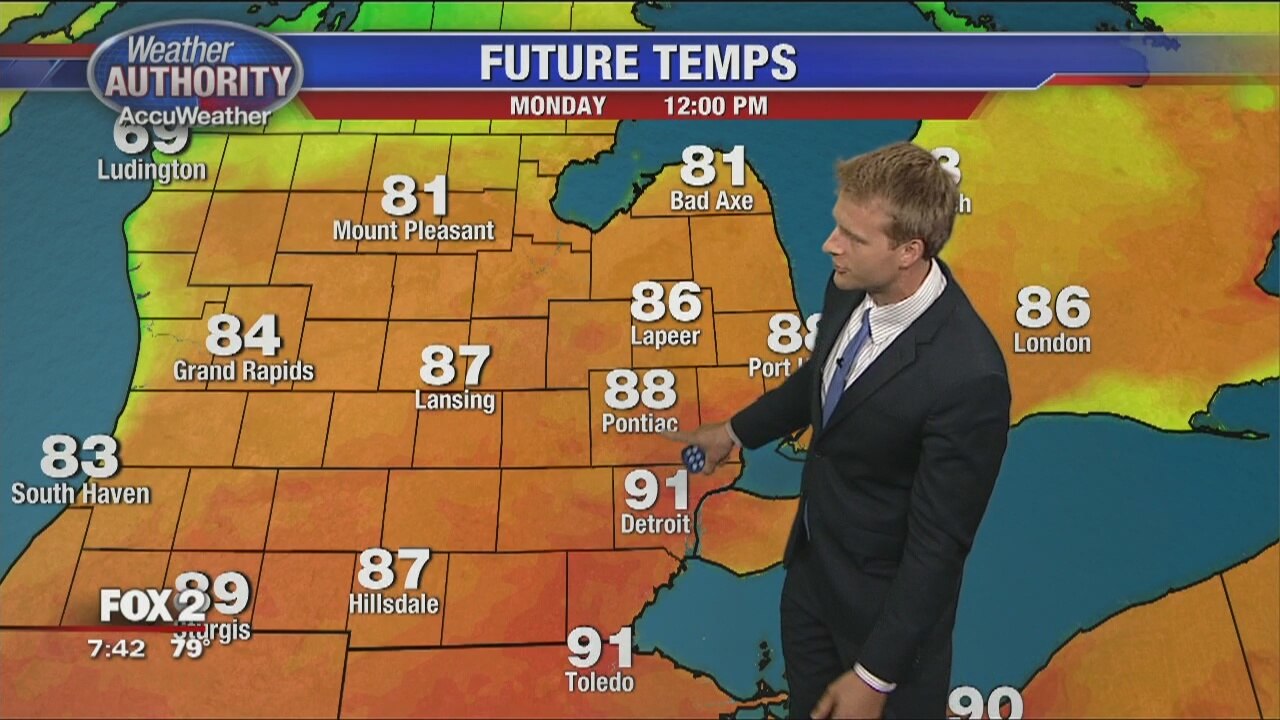 A Heat Advisory is in effect another day