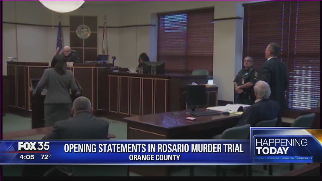 Opening statements in Rosario murder trial