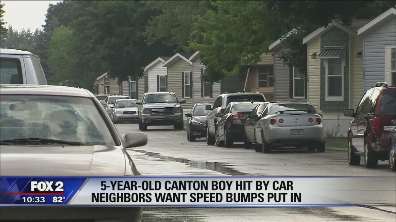 5-year old boy hit by car, neighbors want speed bumps put in