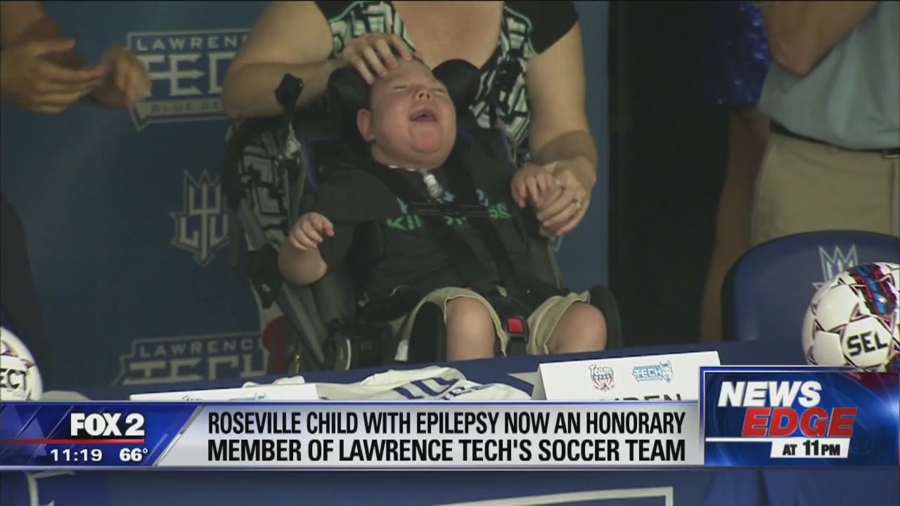 6-year-old with epilepsy drafted to LTU men's soccer team