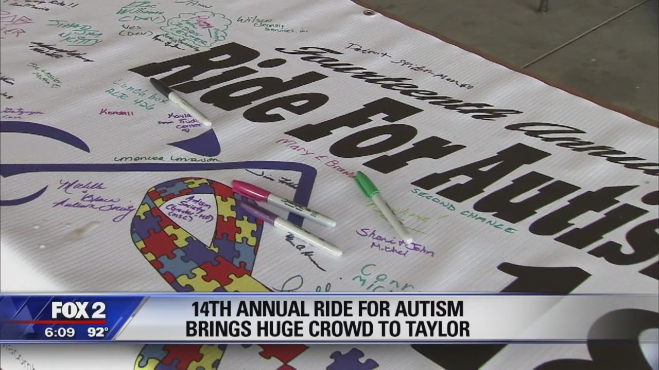 14th annual Ride For Autism brings huge crowd to Taylor
