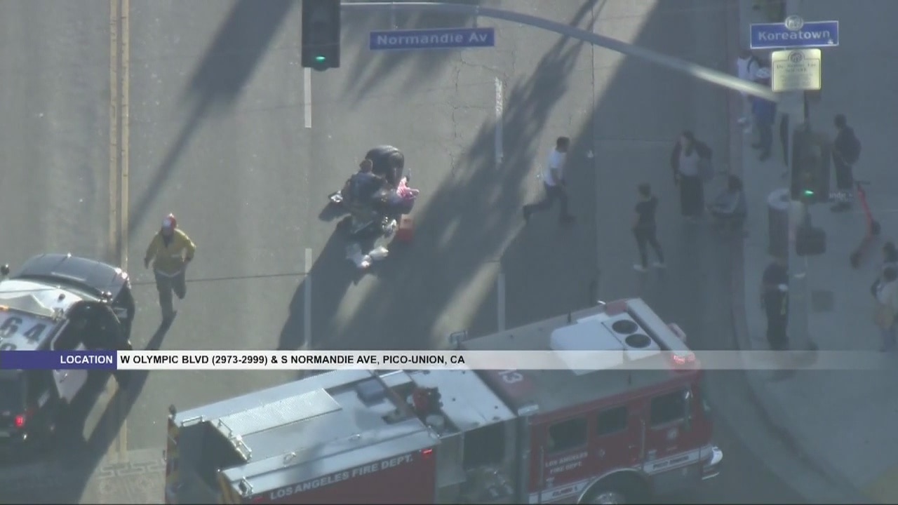 Girl, 4, dies after being stuck by vehicle while walking to pre-school with mom in Koreatown