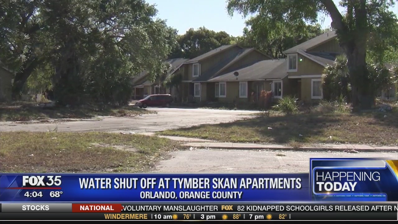 Water shut off at Tymber Skan apartments