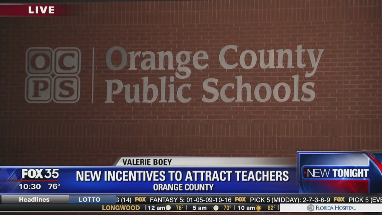 Orange County offers new incentives to attract teachers