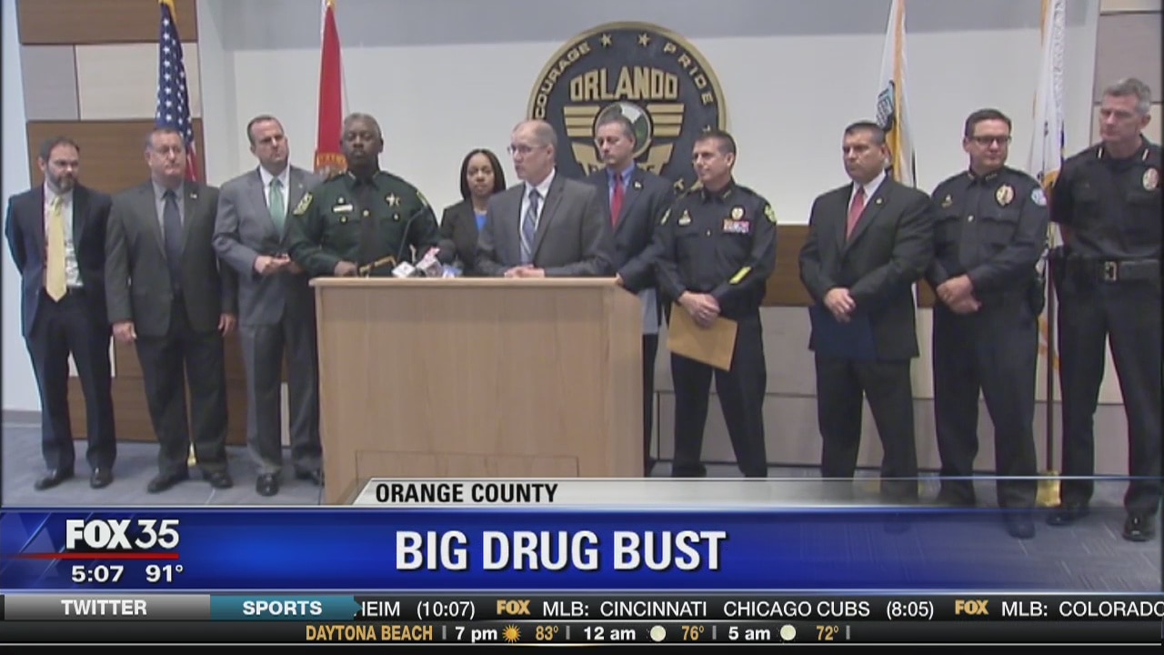 Multiple agencies conduct drug bust in Orlando