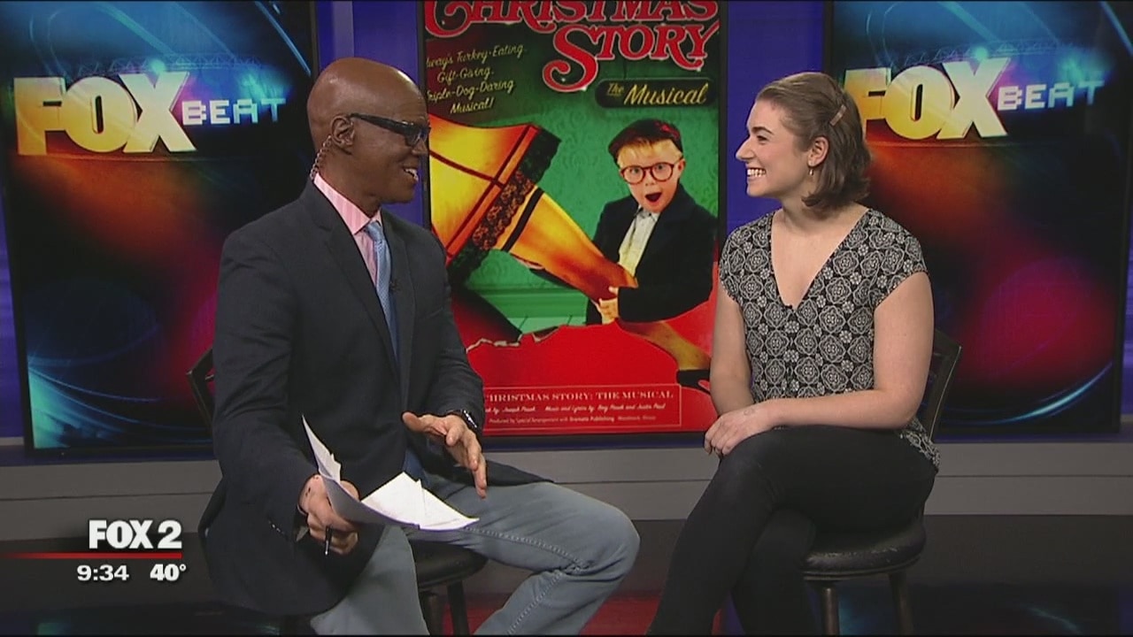 A Christmas Story The Musical with Actress Briana Gantsweg