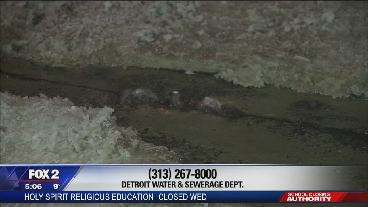 Detroit implements plan to combat spike in water main breaks from deep freeze