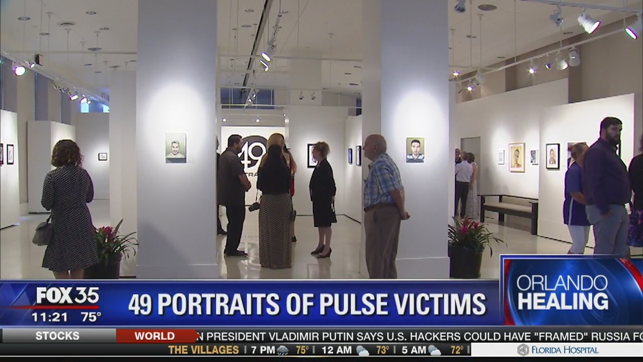 49 portraits of Pulse victims on display at Orlando City Hall