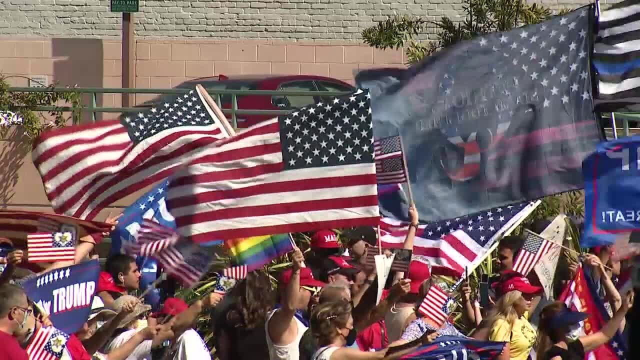 Trump rally held in Beverly Hills