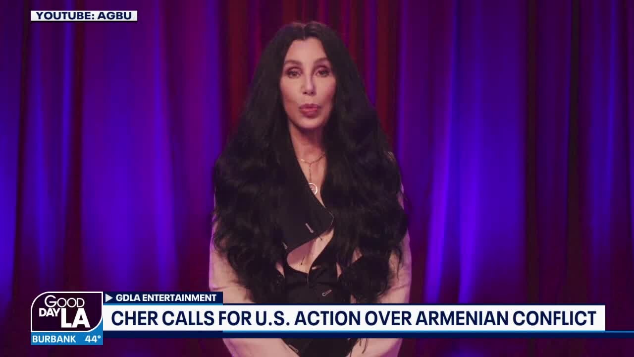 Cher calling on U.S. lawmaker to take action over the war in Armenia