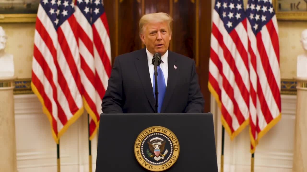 President Trump's farewell speech full video