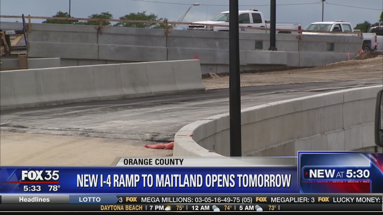 New Interstate 4 to open in Maitland