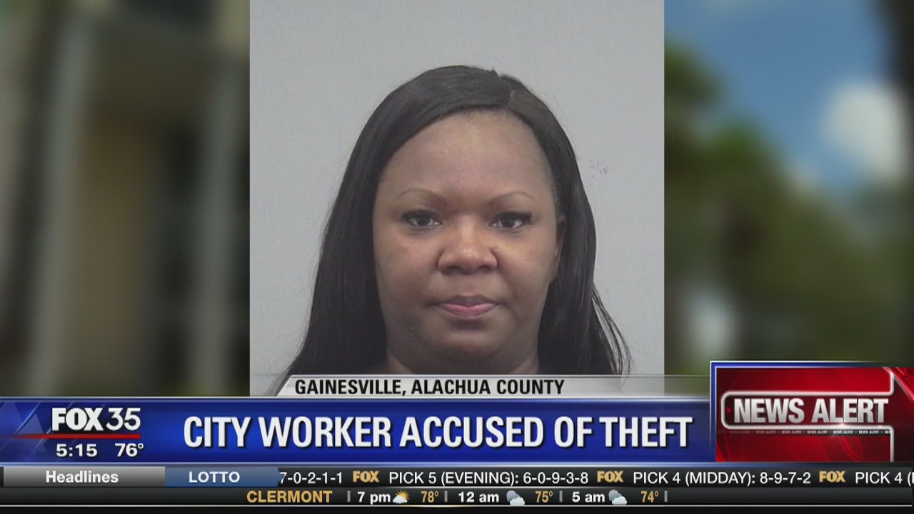 Gainesville city employee accused of theft