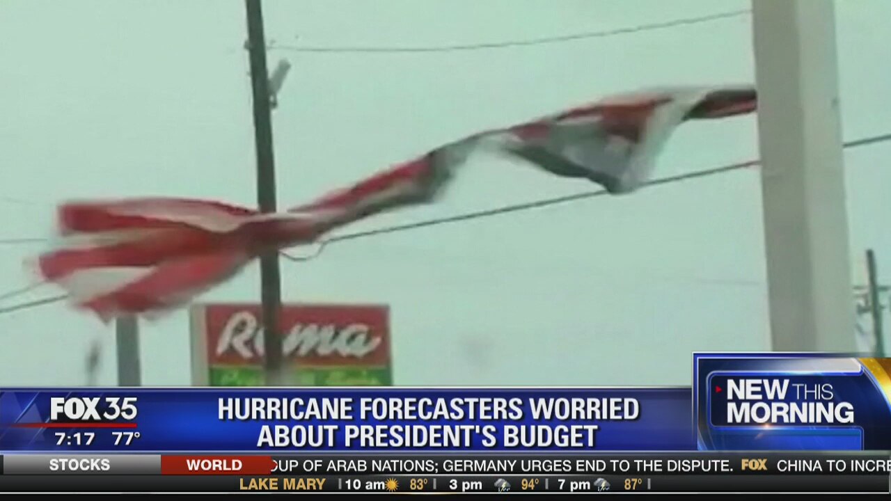 Hurricane forecasters worried about President's budget