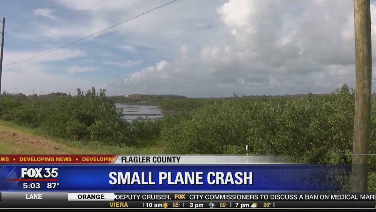 Small plane crashes in Flagler County
