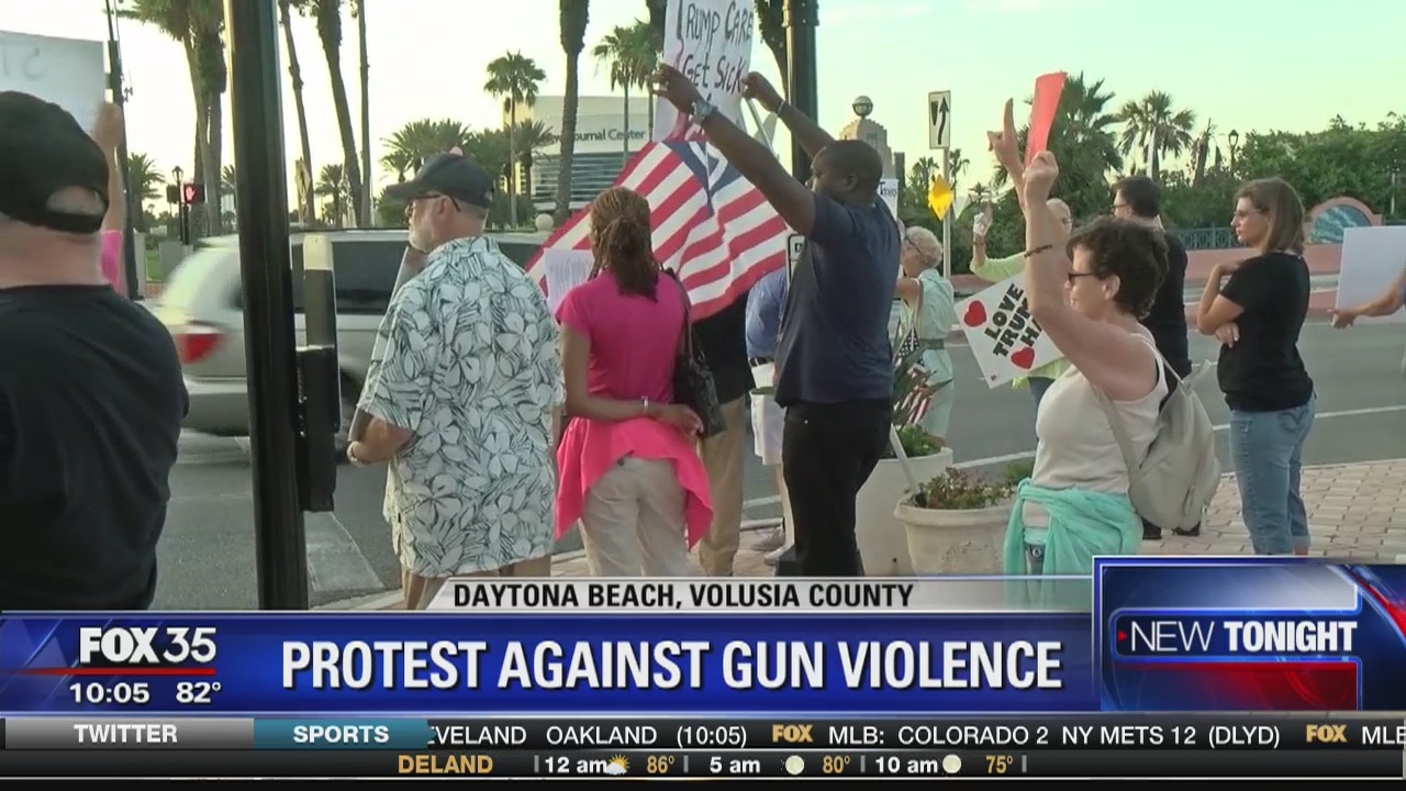 Protest against gun violence in Daytona Beach
