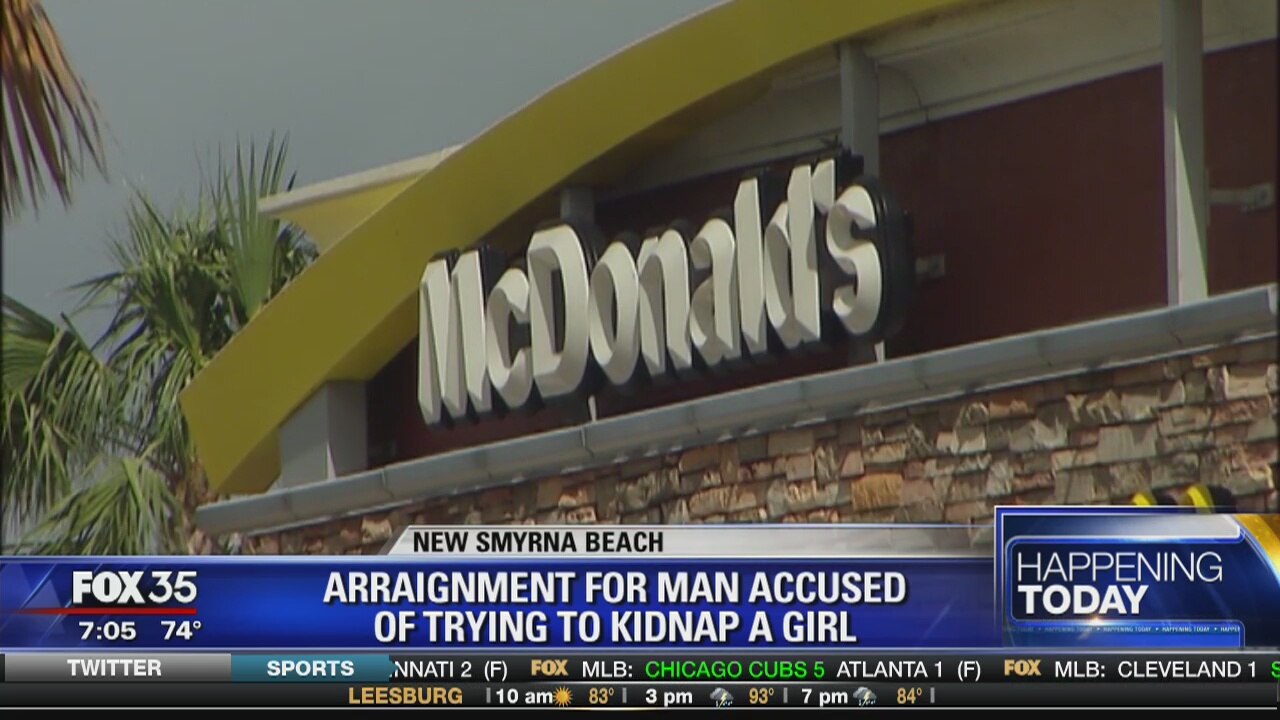 Arraignment for man accused of trying to kidnap a girl