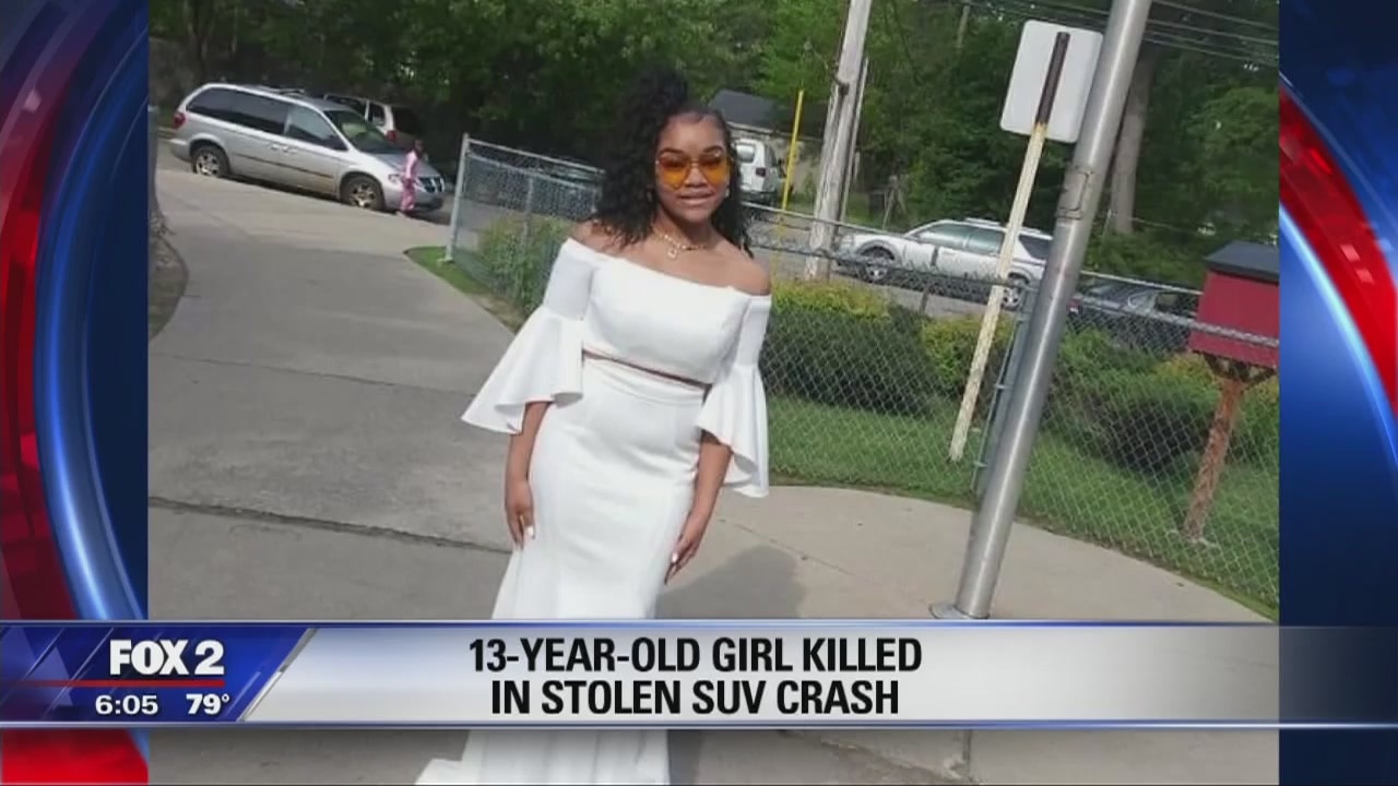 13-year-old girl killed in stolen SUV Crash | FOX 2 Detroit