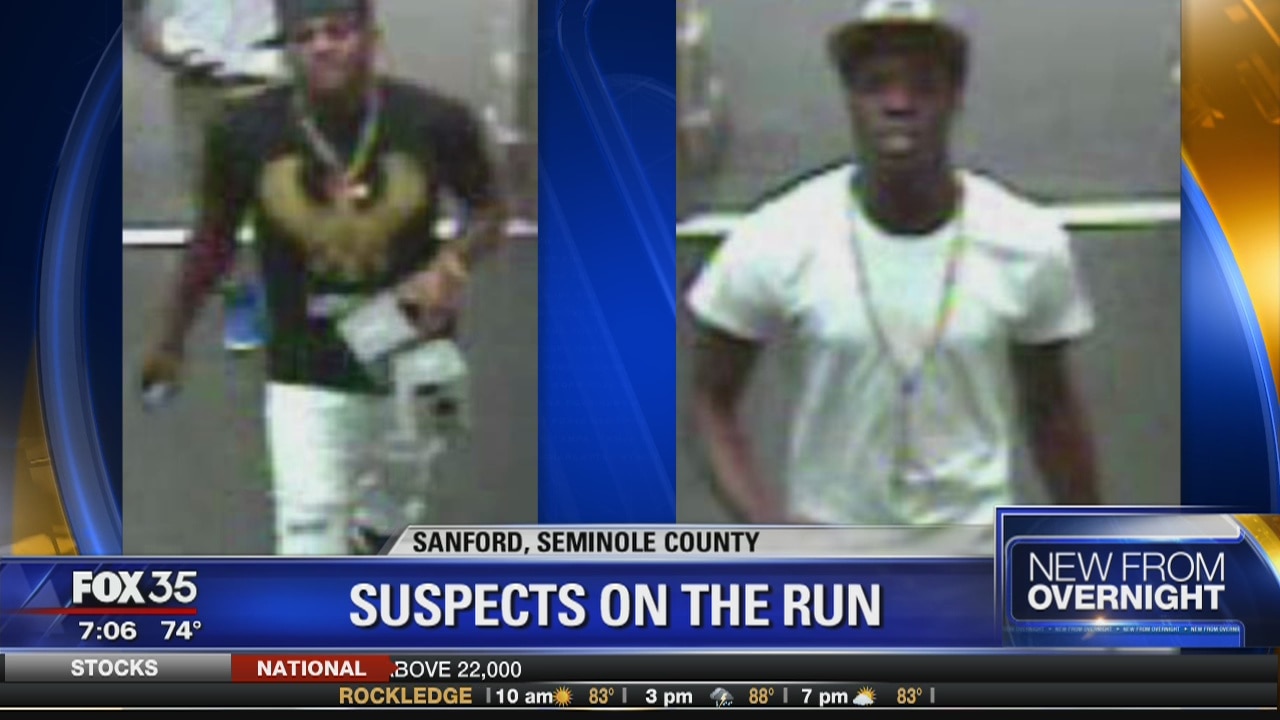 Suspects on the run