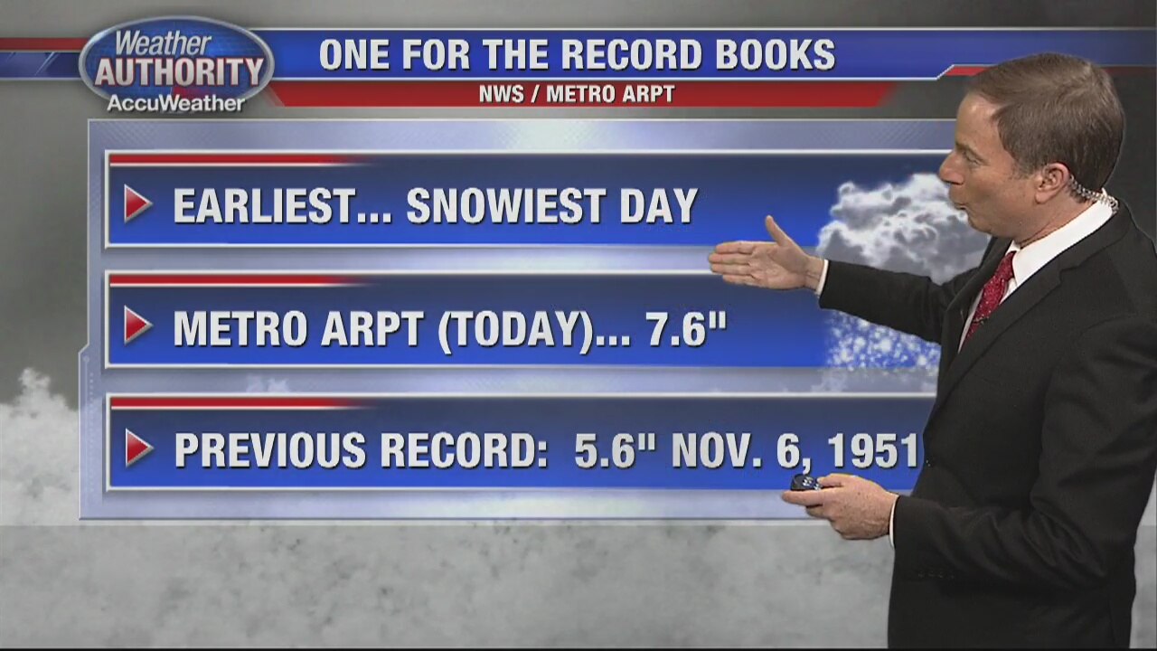 Winter blast hits metro Detroit