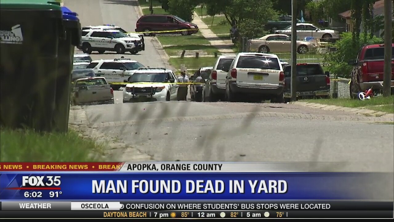 Man found dead on front yard of home