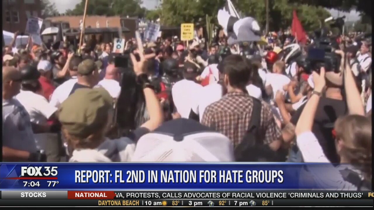 Report: Florida #2 in nation for hate groups