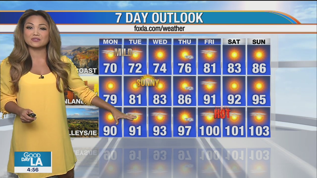 Weather Forecast for Monday, August 10
