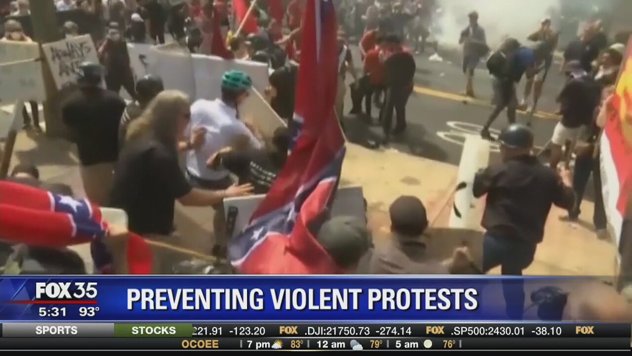 Preventing violent protests in Central Florida