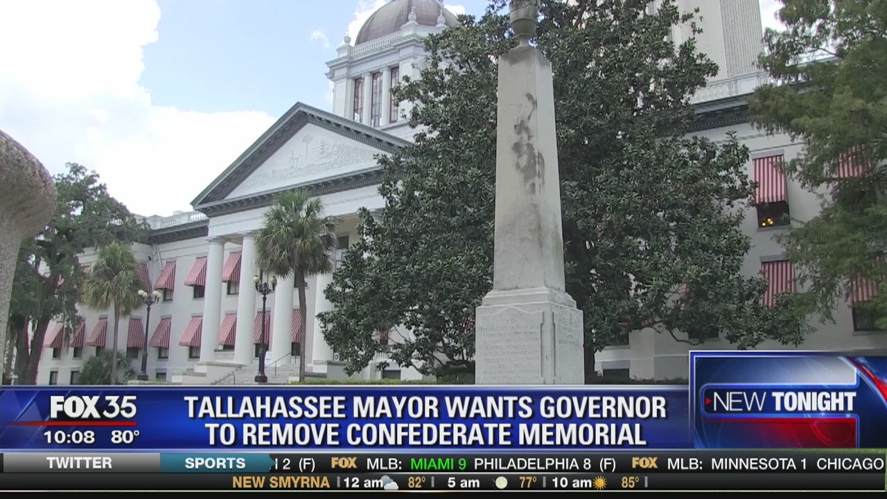 Tallahassee Mayor wants Governor to remove Confederate memorial