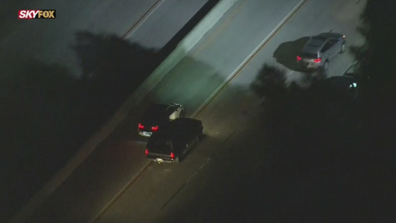 Pursuit suspect taken into custody
