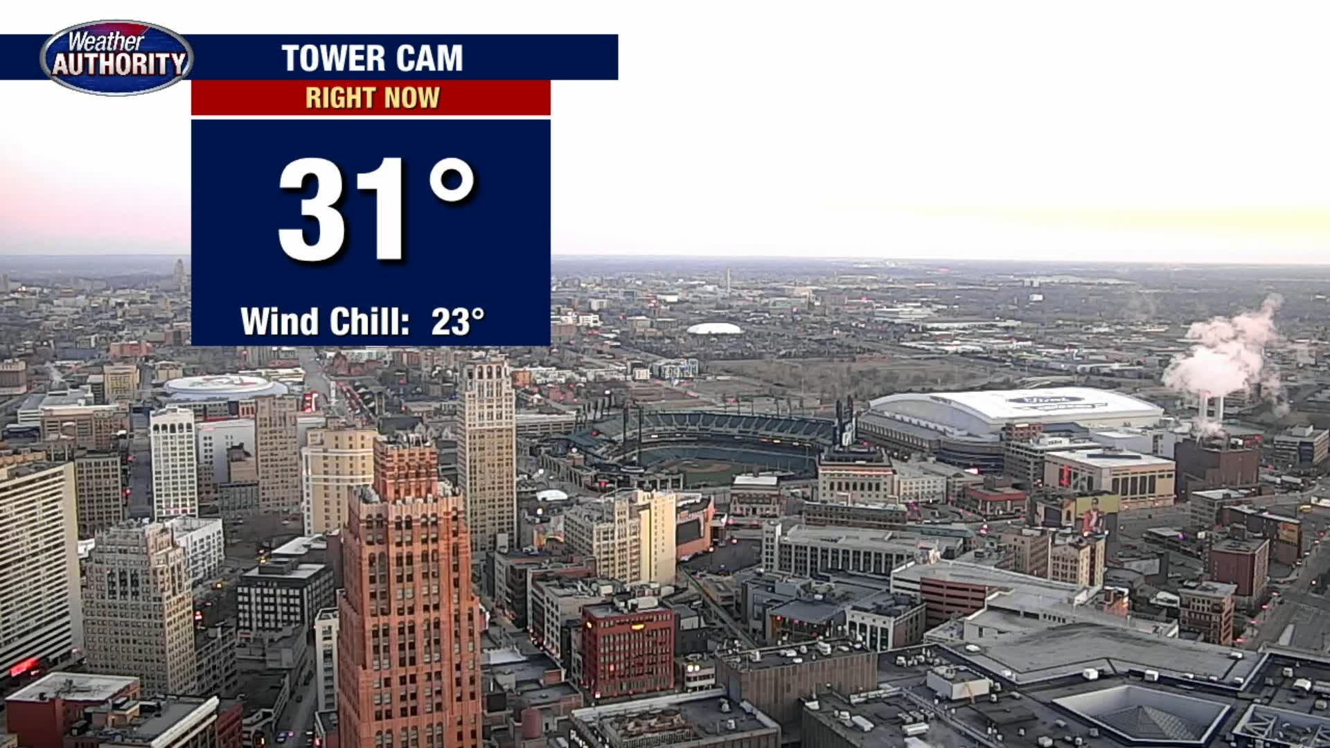 Sunny Sunday with temps heading toward 60 later this week!