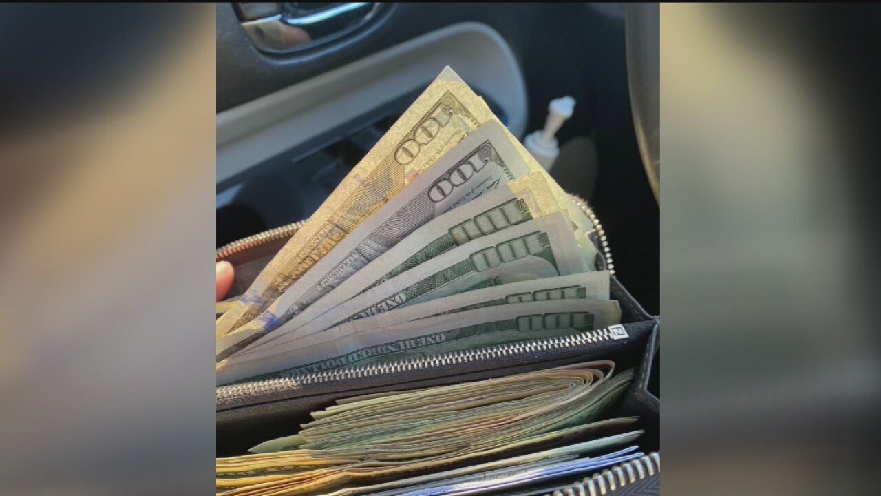 Father finds wallet full of cash, returns it to owner