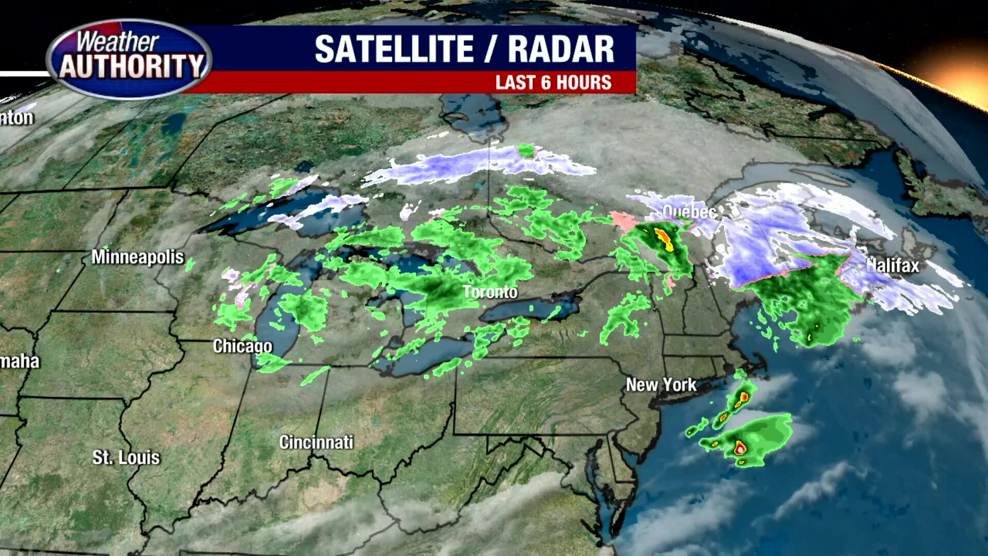 Less wind and rain for your Monday. Sunnier skies return later this week.