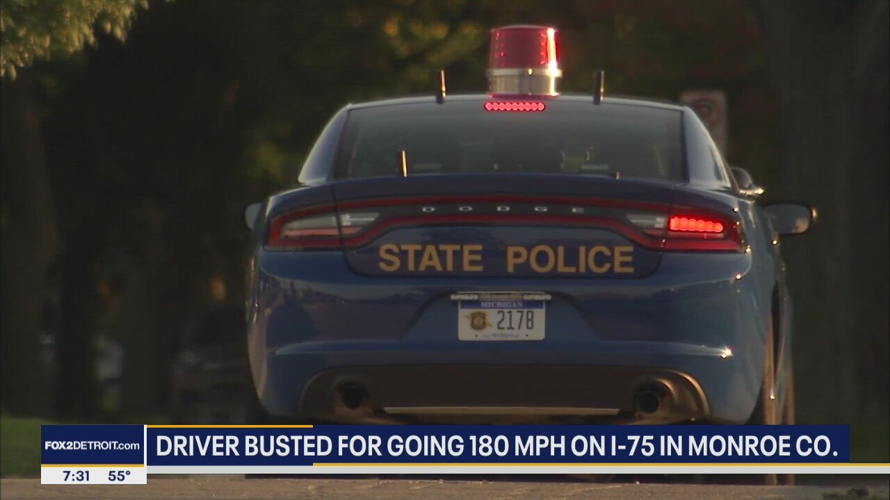 Ohio driver clocked at going 180 miles per hour down I-75