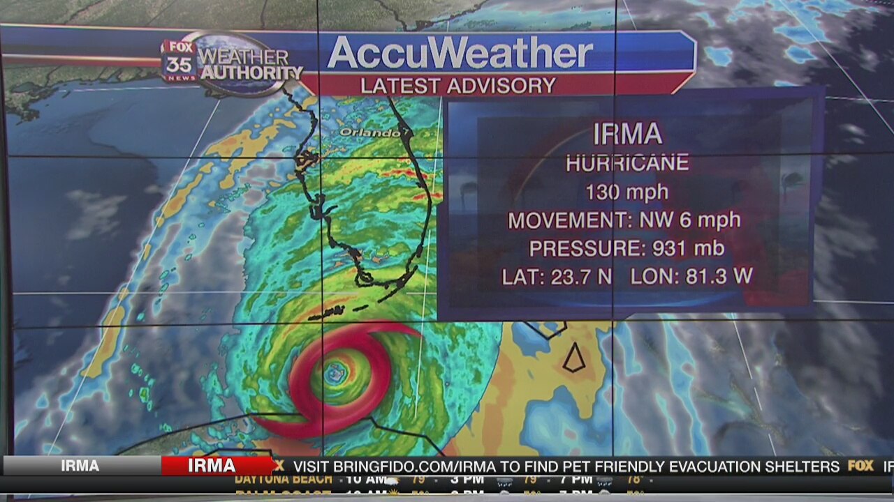 Hurricane Irma - 2 a.m. forecast track update