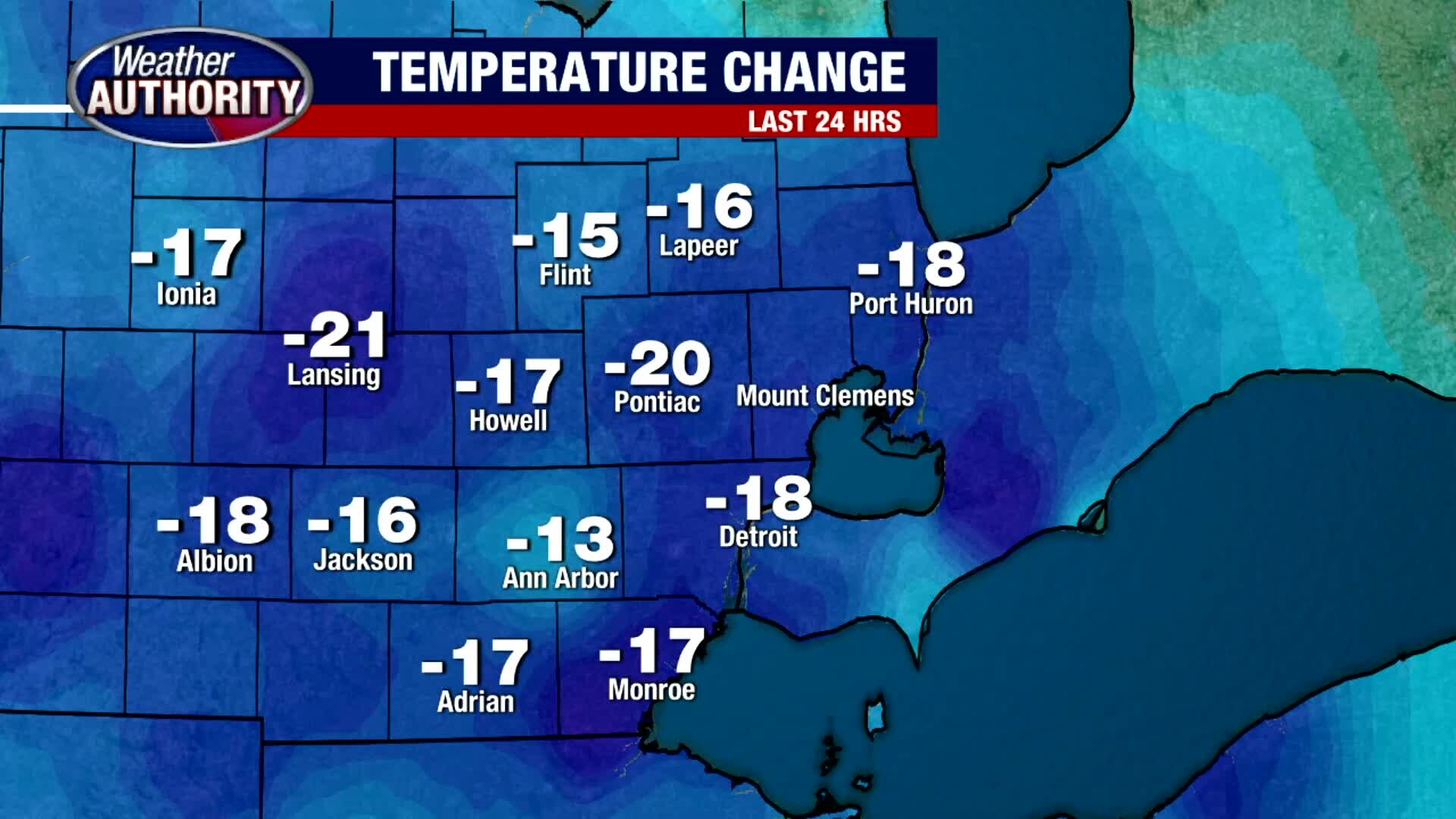 A colder week on the way! 50's this afternoon, 40's by Friday.