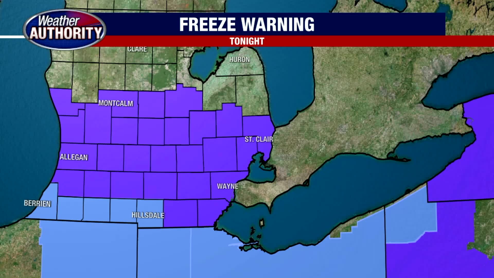 Another freeze warning tonight with the 70's coming later this week!