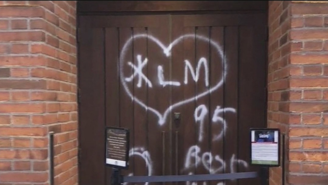 Orange County mission vandalized
