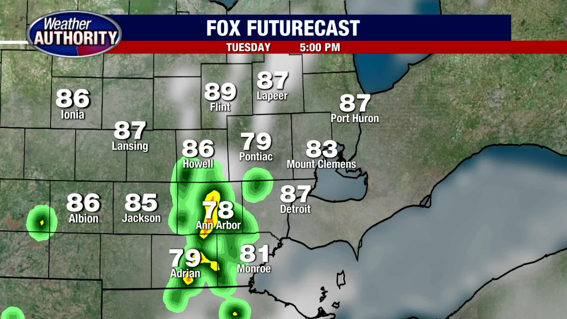 Hot and Humid Tuesday