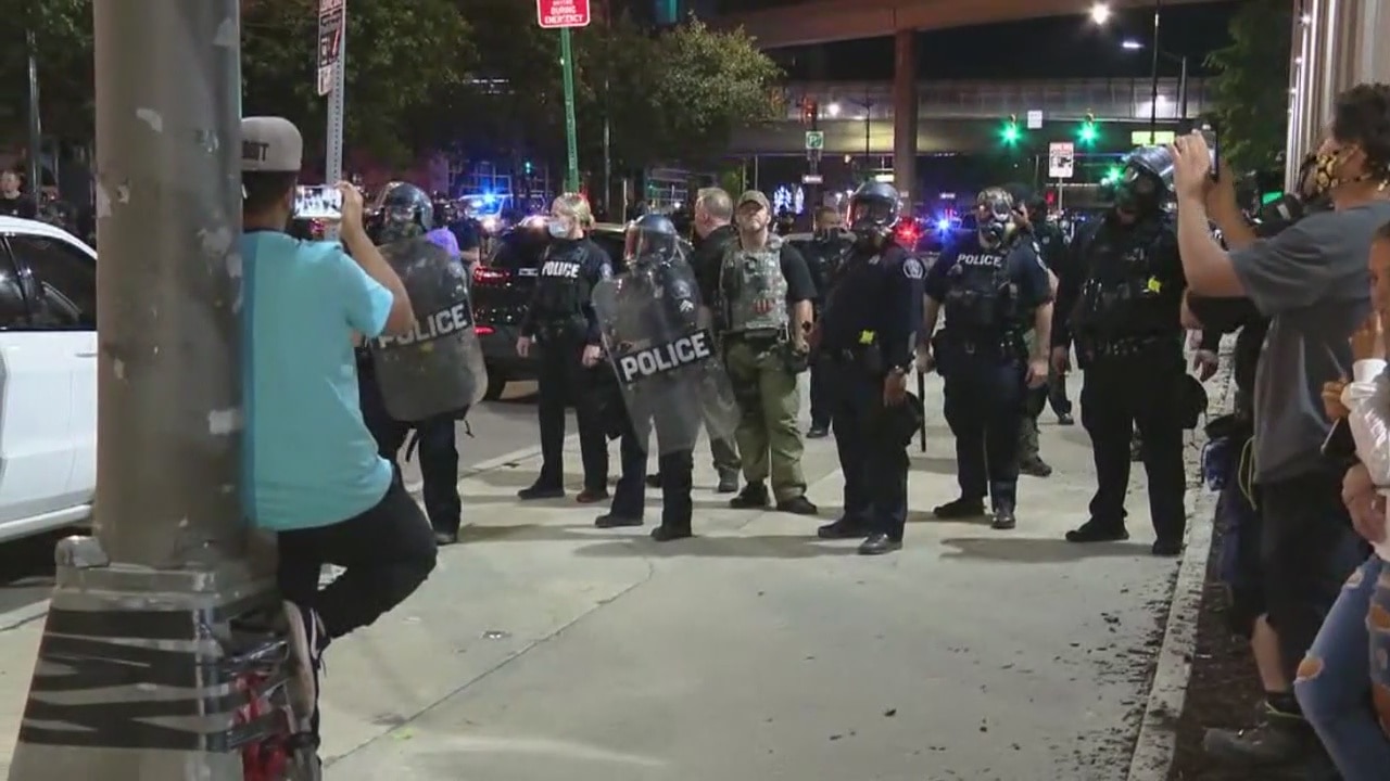 Detroit Mayor Mike Duggan and DPD Chief James Craig talk about downtown protests