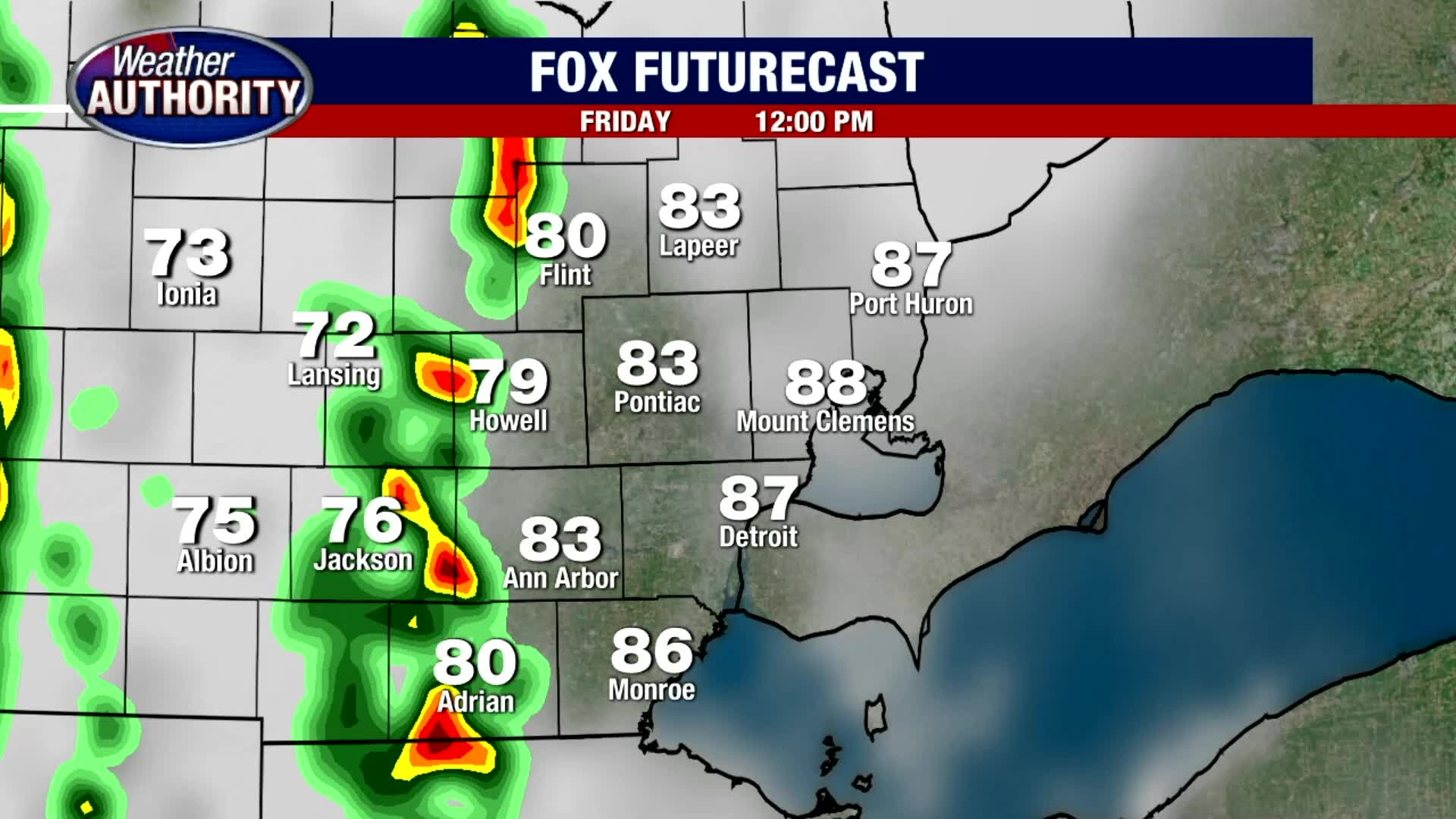 Stormy Friday and Cooler Weekend