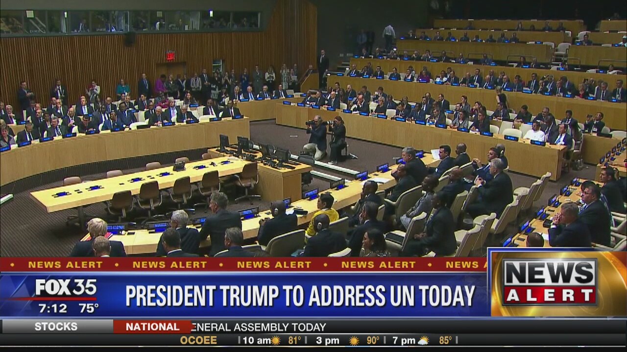 President Trump to address U.N. today