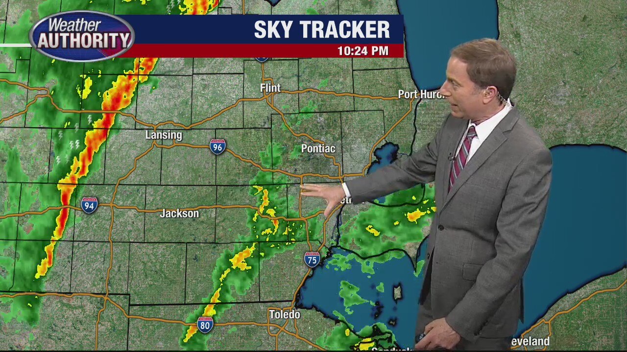 Storms and some rain Tuesday evening