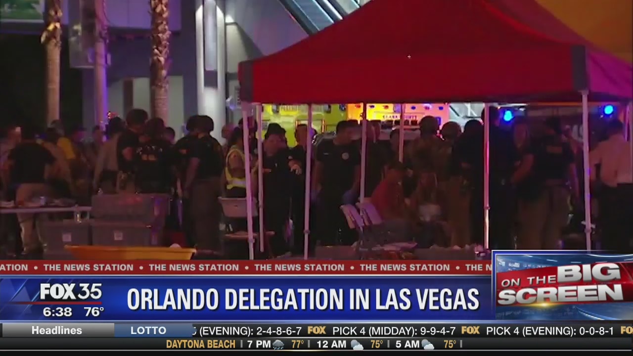 Orlando delegation in Las Vegas offering assistance