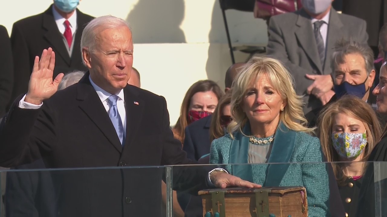 Watch: Joe Biden is sworn in as the 46th President of the United States